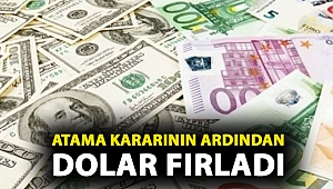Atama kararının ardından dolar fırladı: 22 Mart'tan bu yana en yüksek seviyede
