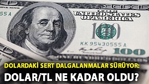 Dolardaki sert dalgalanmalar sürüyor: Dolar/TL ne kadar oldu?