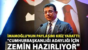 İmamoğlu'nun paylaşımı kriz yarattı: