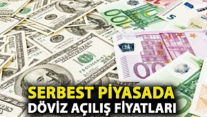 Serbest piyasada döviz açılış fiyatları