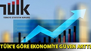 TÜİK'e göre ekonomiye güven arttı