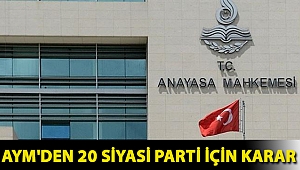 Anayasa Mahkemesinin siyasi parti mali denetimleri Resmi Gazete'de yayımlandı