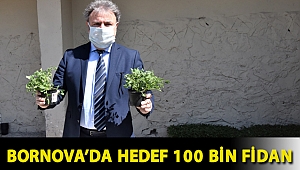 Bornova’da hedef 100 bin fidan
