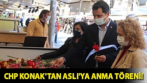 CHP Konak'tan Aslı'ya anma töreni!