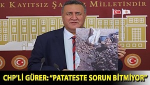 CHP'li Gürer: “Patateste sorun bitmiyor”
