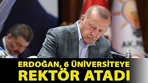 Erdoğan, 6 üniversiteye rektör atadı