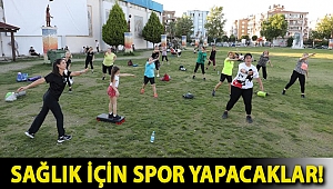 Sağlık için spor yapacaklar!