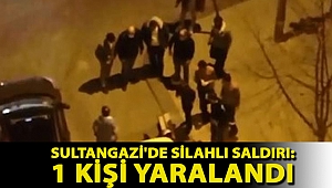 Sultangazi'de silahlı saldırı: 1 kişi yaralandı