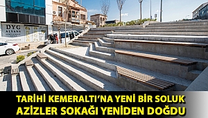 Tarihi Kemeraltı’na yeni bir soluk Azizler Sokağı yeniden doğdu