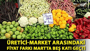 Üretici-market arasındaki fiyat farkı martta beş katı geçti