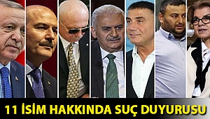 11 isim hakkında suç duyurusu