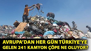 Avrupa’dan her gün Türkiye'ye gelen 241 kamyon çöpe ne oluyor?