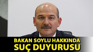 Bakan Soylu hakkında suç duyurusu