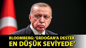 Bloomberg: ‘Erdoğan’a destek en düşük seviyede’