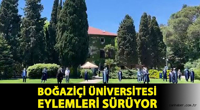 Boğaziçi Üniversitesi akademisyenlerinin eylemleri sürüyor