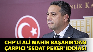 CHP'li Ali Mahir Başarır'dan çarpıcı 'Sedat Peker' iddiası