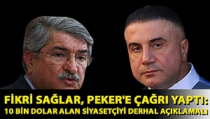 Fikri Sağlar, Peker'e çağrı yaptı: 10 bin dolar alan siyasetçiyi derhal açıklamalı