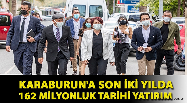 Karaburun'a son iki yılda 162 milyonluk tarihi yatırım