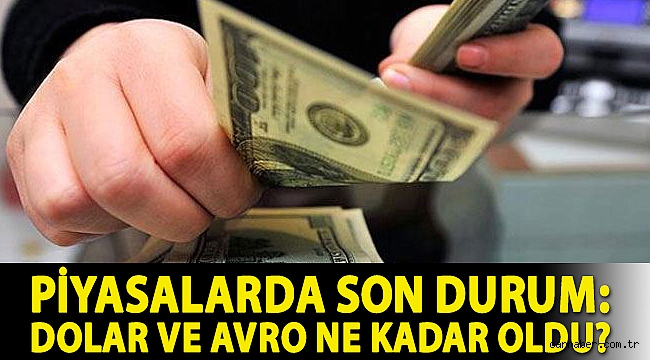 Piyasalarda son durum: Dolar ve Avro ne kadar oldu?