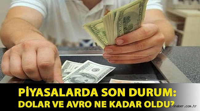 Piyasalarda son durum: Dolar ve Avro ne kadar oldu?