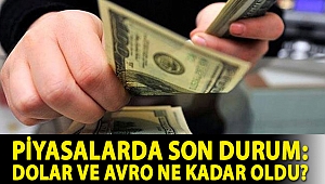 Piyasalarda son durum: Dolar ve Avro ne kadar oldu?