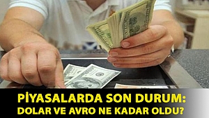 Piyasalarda son durum: Dolar ve Avro ne kadar oldu?