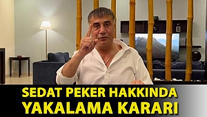 Sedat Peker hakkında yakalama kararı
