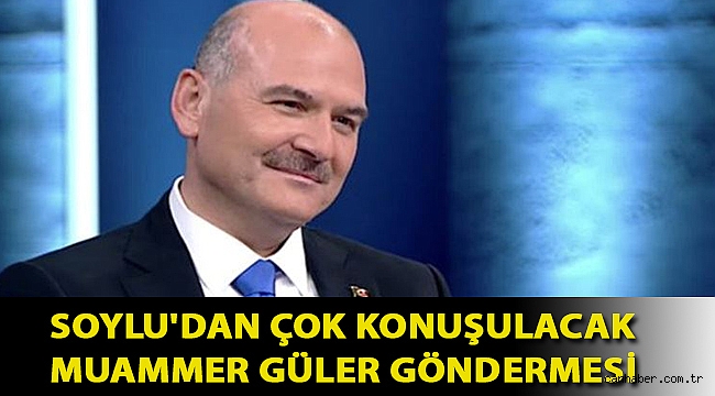 Soylu'dan çok konuşulacak Muammer Güler göndermesi: Para sayma makineleri filan...
