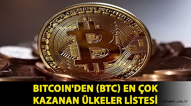 Bitcoin'den (BTC) en çok kazanan ülkeler listesi