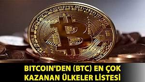 Bitcoin'den (BTC) en çok kazanan ülkeler listesi