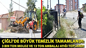 Çiğli’de Büyük Temizlik Tamamlandı: 3 Bin Ton Moloz ve 13 Ton Ambalaj Atığı Toplandı