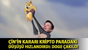 Çin'in kararı kripto paradaki düşüşü hızlandırdı: DOGE çakıldı
