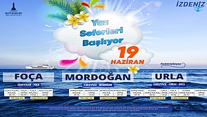 Denizde yaz seferleri başlıyor