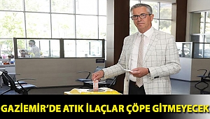 Gaziemir’de atık ilaçlar çöpe gitmeyecek