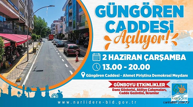 Güngören Caddesi yeni yüzüyle açılıyor!
