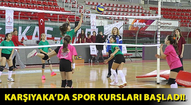 Karşıyaka’da spor kursları başladı!