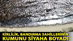 Kirlilik, Bandırma sahillerinin kumunu siyaha boyadı