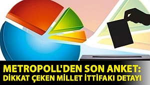 MetroPOLL'den son anket: Dikkat çeken Millet İttifakı detayı