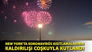 New York'ta koronavirüs kısıtlamalarının kaldırılışı coşkuyla kutlandı