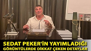 Sedat Peker'in yayımladığı görüntülerde dikkat çeken detaylar