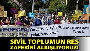 Sivil toplumun RES zaferini alkışlıyoruz!