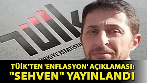 TÜİK'ten 'enflasyon' açıklaması: Kurum içi çalışma