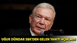 Uğur Dündar SBK'den gelen yanıtı açıkladı