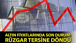 Altın fiyatlarında son durum: Rüzgar tersine döndü