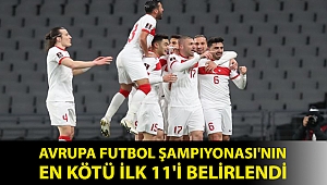 Avrupa Futbol Şampiyonası'nın en kötü ilk 11'i belirlendi