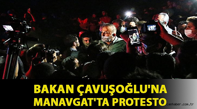 Bakan Çavuşoğlu Manavgat'ta yurttaşlarla bir araya geldi, kalabalıktan tepkiler yükseldi