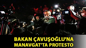 Bakan Çavuşoğlu Manavgat'ta yurttaşlarla bir araya geldi, kalabalıktan tepkiler yükseldi