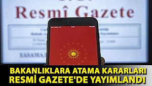 Bakanlıklara atama kararları! Erdoğan imzasıyla Resmi Gazete'de yayımlandı