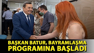 Batur, bayramlaşma programına başladı