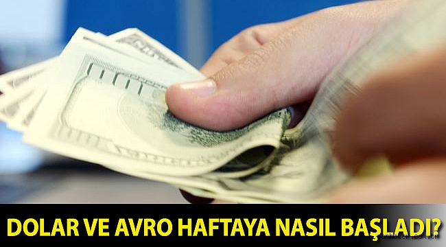 Dolar ve avro haftaya nasıl başladı?